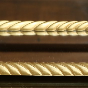 Cod 1019 - Bandeja Dourada - Retangular 31 x 17 cm
