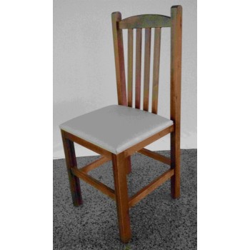 Cod 002 - Cadeira de Madeira Tabaco