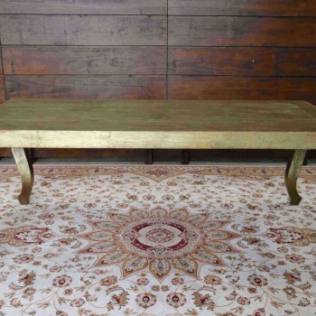 Cod 644 - Mesa Luis XV - Folha Ouro - 1,00 x 2,00